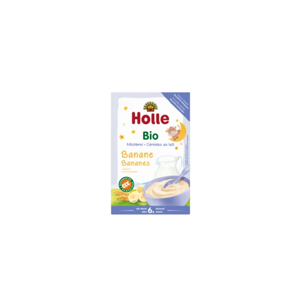 Holle Bio Banános tejkása 250g