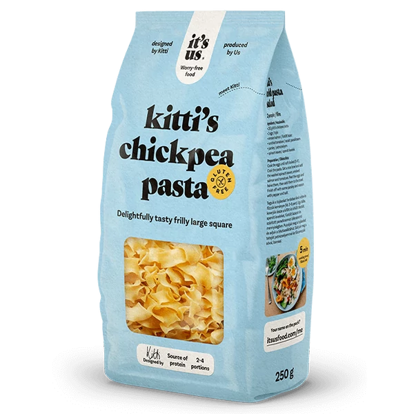 It's us Kitti's csicseriborsó tészta nagykocka 250 g (gluténmentes)