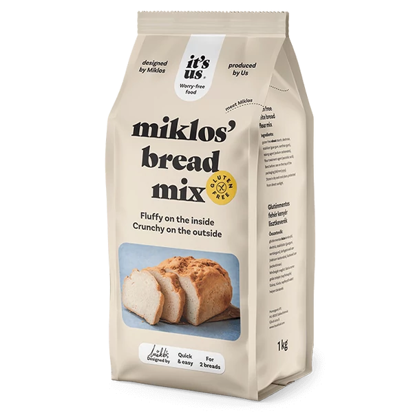 It's us Miklos Bread Mix 500 g (gluténmentes)