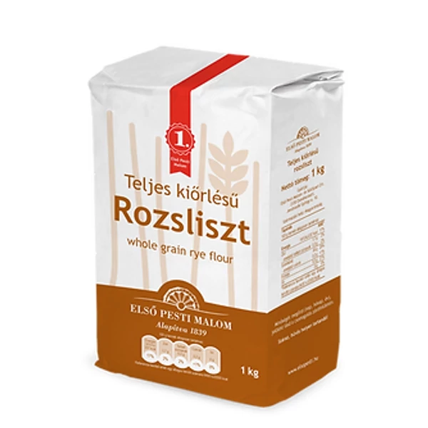 Első pesti rozsliszt RL-125 sötét 1000 g