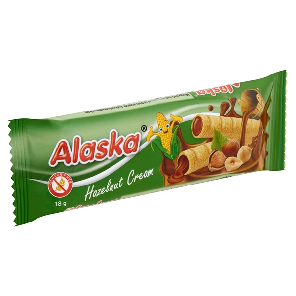 Alaska mogyoró ízű krémes kukoricarúd 18 g (gluténmentes)