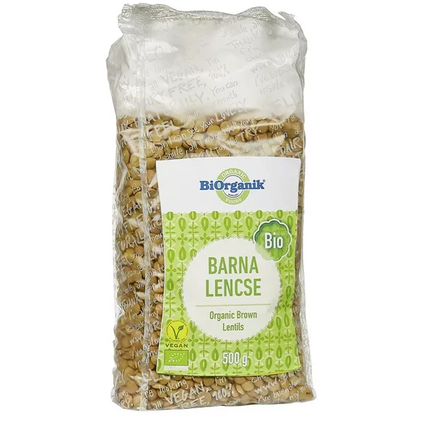 Biorganik barna lencse (bio)  500 g