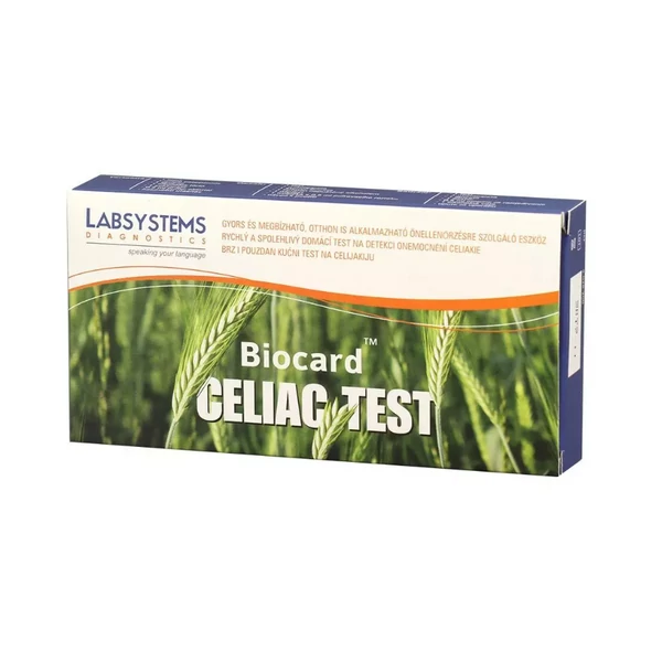 Biocard Lisztérzékenységi Teszt 1db
