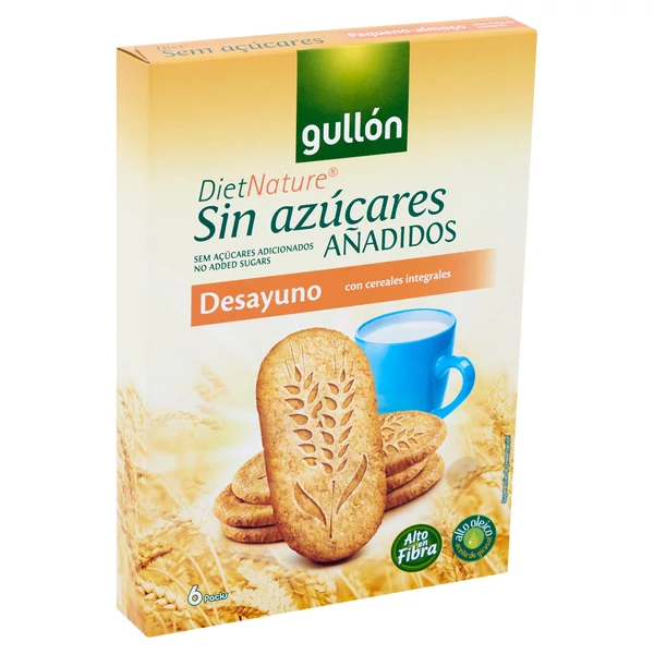 Gullon Többgabonás reggeli keksz (hozzáadott cukormentes) 216 g