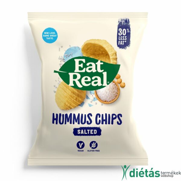 Eat real csicseriborsó chips sós 45g