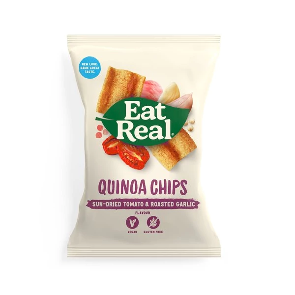 Eat real quinoa chips paradicsom sült fokhagyma 30g