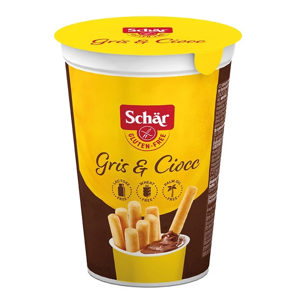 Schär Griss&Ciocc Grissini mogyorós krémmel 52 g (gluténmentes)