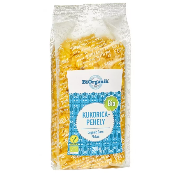 Biorganik kukoricapehely (hozzáadott cukormentes) 200g