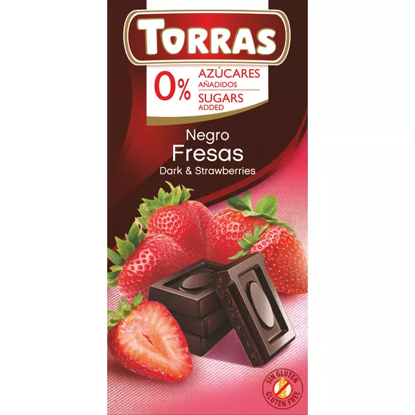 Torras Epres étcsokoládé hozzáadott cukor nélkül 75 g (gluténmentes)