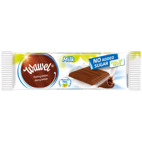 Wawel hozzáadott cukormentes tejcsokoládé 30g