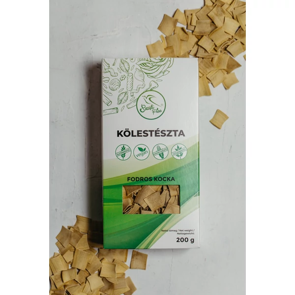 Szafi Free Kölestészta - Fodros kocka (gluténmentes, vegán) 200g