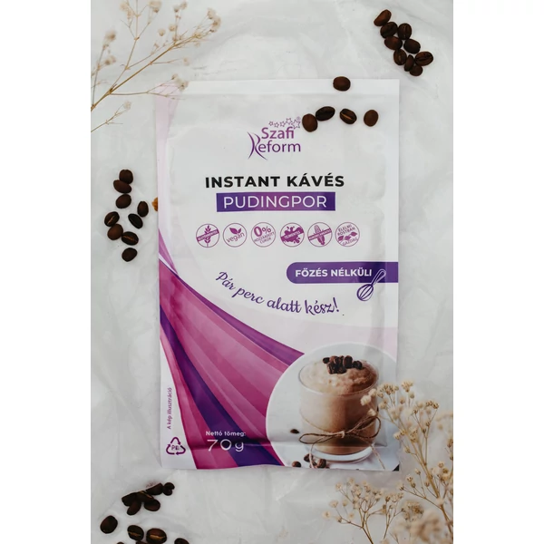 Szafi Reform Instant kávés pudingpor (gluténmentes) 70g