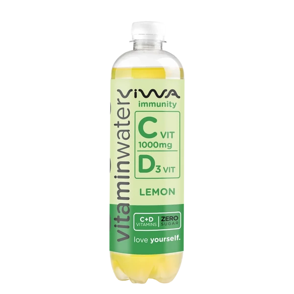 Viwa Immunity C1000+D Zero citrom ízű ital 600ml (gluténmentes)