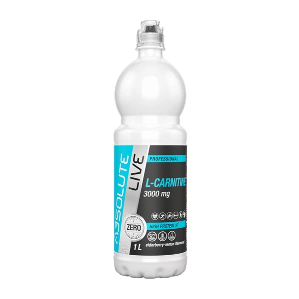Absolute Live Bodza-citrom - L-karnitin 1000ml (gluténmentes)