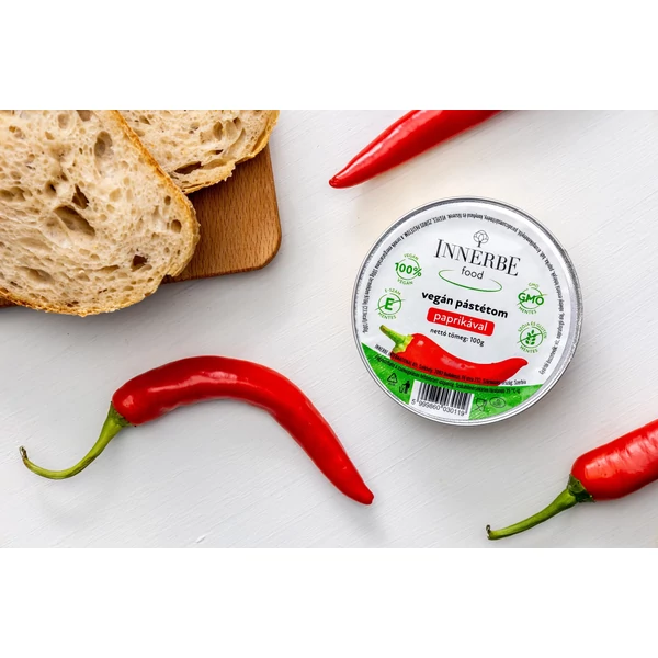 Innerbe vegán pástétom paprikával 100g (gluténmentes)