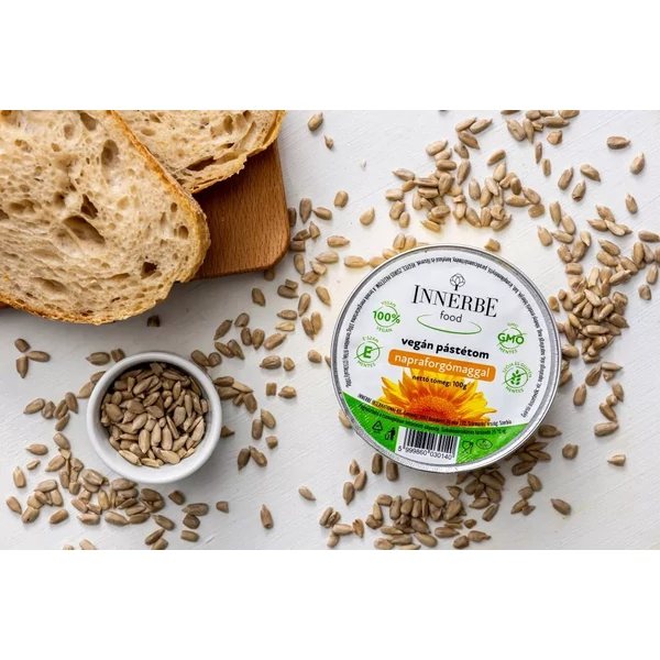 Innerbe vegán pástétom napraforgómaggal 100g (gluténmentes)