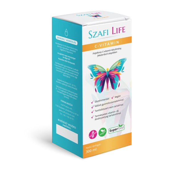 Szafi Life C-vitamin 300ml (gluténmentes)