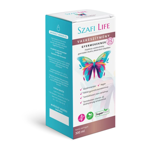 Szafi Life Vaskészítmény gyermekeknek 300ml (gluténmentes)