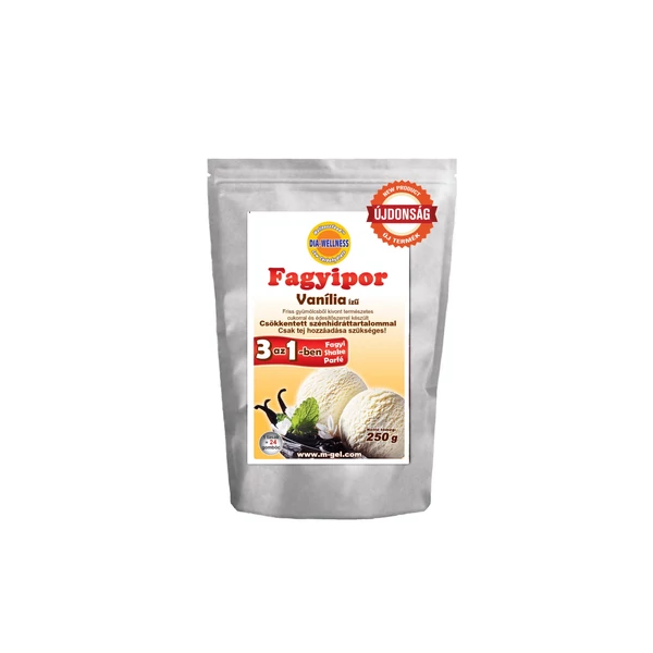 Dia-Wellness Vanília ízű fagyipor 250 g