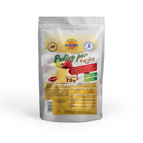 Dia-Wellness Vaníliás hideg puding 70 g