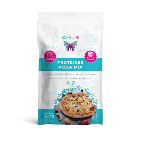 Szafi Life Proteines Pizza MIX (gluténmentes) 100g