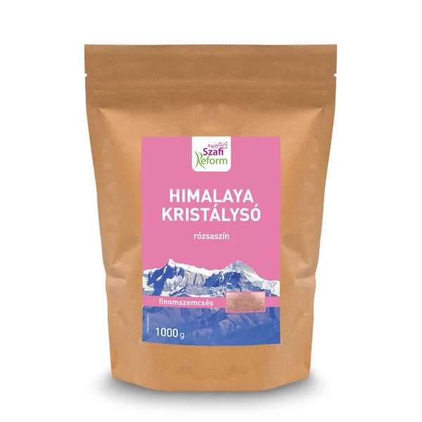 Szafi Reform Himalaya kristálysó, rózsaszín, finomszemcsés 1000 g (gluténmentes)