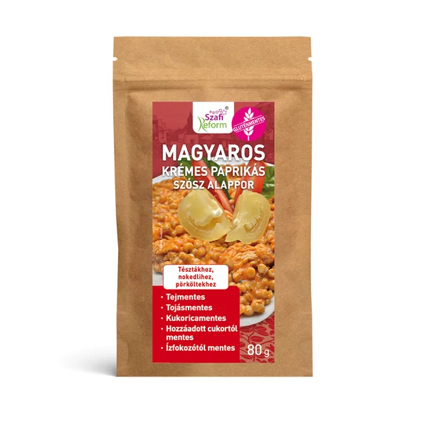 Szafi Reform magyaros krémes paprikás szósz alappor (gluténmentes, tejmentes, vegán) 80g
