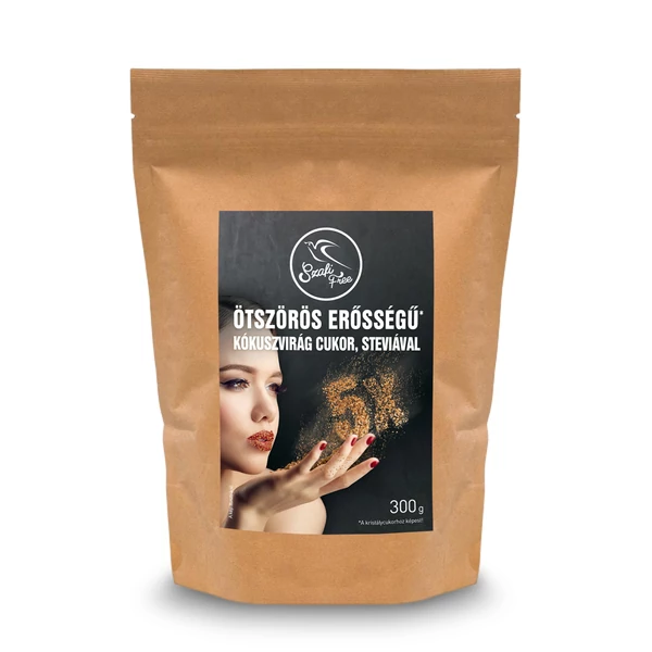 Szafi Free Ötszörös erősségű kókuszvirág cukor, steviával 300 g (gluténmentes)