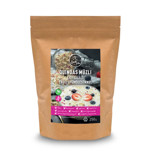 Szafi Free Quinoás müzli liofilizált erdei gyümölcsökkel (gluténmentes) 250g