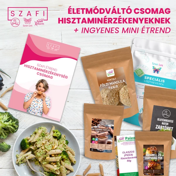 Szafi hisztaminérzékenység csomag gluténmentes termékekkel