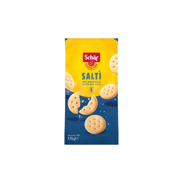 Schär Salti - gluténmentes, laktózmentes sós kréker 175 g