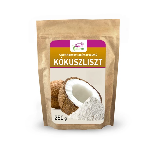 Szafi Reform csökkentett zsírtartalmú kókuszliszt 250 g (gluténmentes)