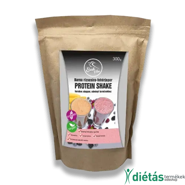 Szafi Free Barna rizscsíra-fehérjepor protein shake  (gluténmentes, vegán) 300 g