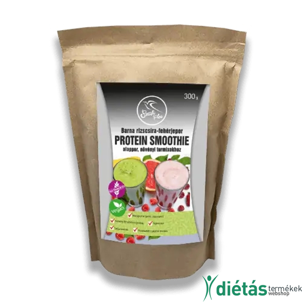 Szafi Free Barna rizscsíra-fehérjepor protein smoothie  (gluténmentes, vegán) 300 g