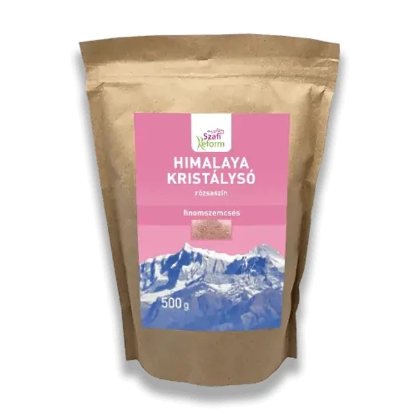 Szafi Reform Himalaya kristálysó, rózsaszín, finomszemcsés 500 g (gluténmentes)