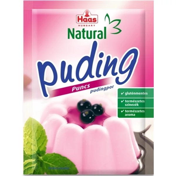 HAAS Natural Gluténmentes PUNCS Pudingpor 40 g