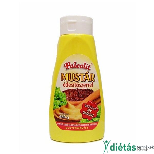 Paleolit Mustár (hozzáadott cukormentes, tejmentes, tojásmentes, gluténmentes) 480 g