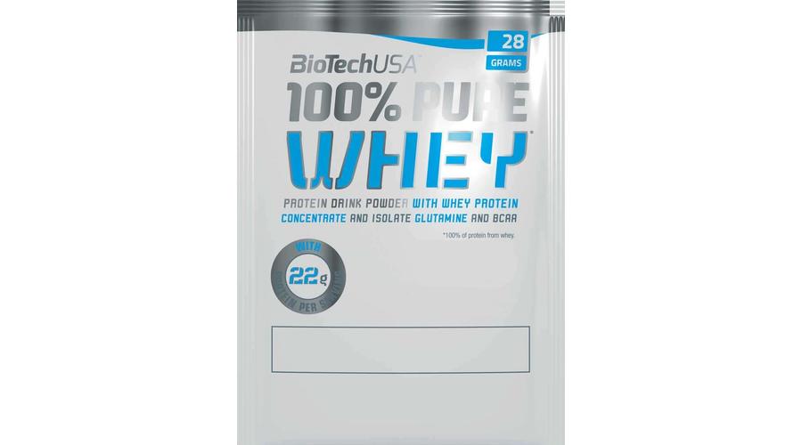 Biotech Usa Nitro Pure Whey Feherjepor Eper Vanilia Krem 28g